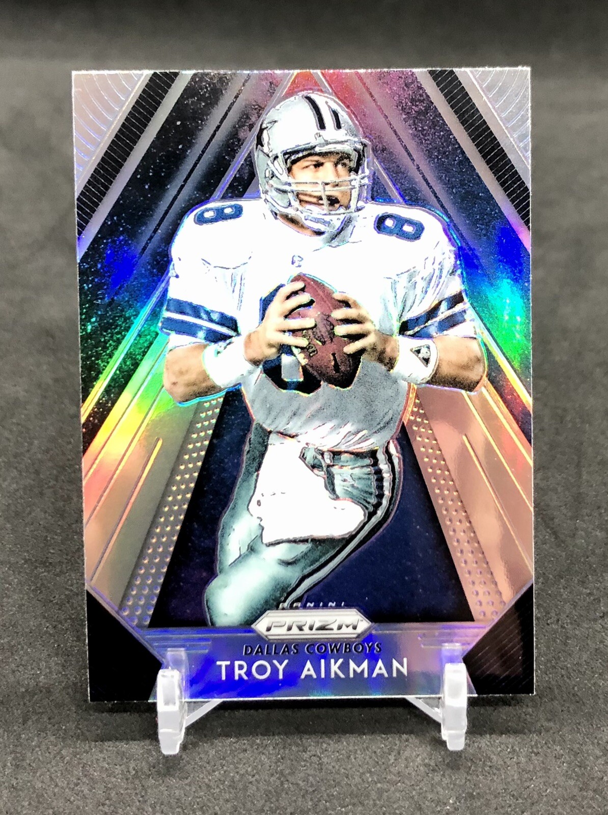 2018 Prizm Troy Aikman APEX CASE HIT SILVER HOLO PRIZM SSP No. A-21 WE DEM BOYS!