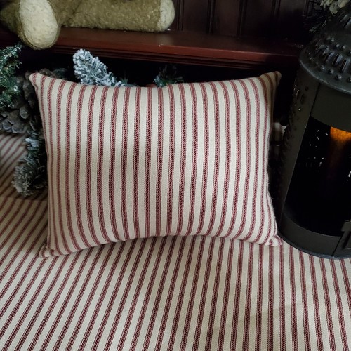 PRIMITIVE VINTAGE VICTORIAN COLONIAL STYLE CHRISTMAS RABBIT BUNNY GIFTS PILLOW - Picture 8 of 10