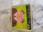 Einstein Bros Bagels Metal Tin Lunch Box "Skip Rope Not Lunch" Phrases Fun 2001 — photo 4