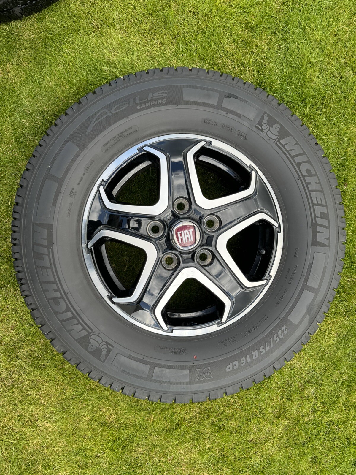 4 x Fiat Ducato 16in Motorhome Alloy Wheels With Michelin Tyres eBay