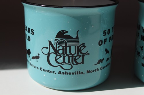 Pair of WNC Nature Center Asheville, NC 100 Year Anniversary 16 oz Coffee Mugs - Picture 5 of 7