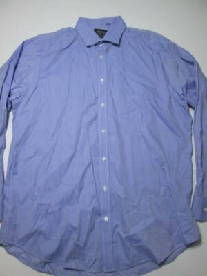 Nordstrom Mens Size 16,5 Casual Shirt Blue Traditional Fit Long