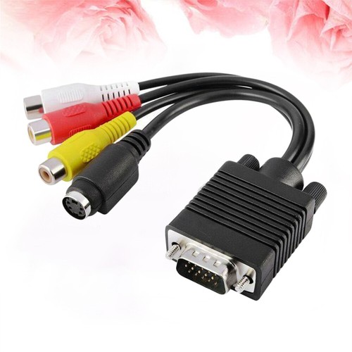 Cable VGA À Ligne Audio 3rca Câble Convertisseur De Télévision - Imagen 2 de 12