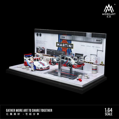 TIME MICRO MoreArt 1:64 scale AutoMobile Repair Workshop Diorama Toys Collection