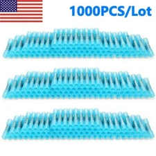 1000pcs Blue AWG Heat Shrink Butt Wire Connectors Crimp Terminals 14-16 Gauge US