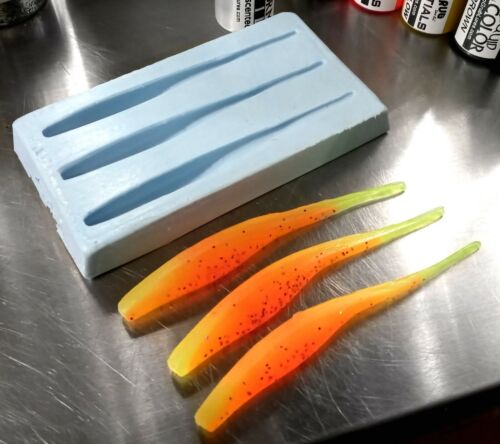 Liquid Plastic SUPER STARTER SET Fluke Mold plastisol fishing lure making kit - Picture 4 of 8