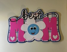 Best Mom Handmade Scrapbook Title Paper Pierced Die Cut