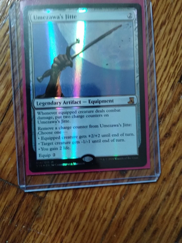 MTG Umezawa's Jitte From the Vault: Lore 014/016 Foil Mythic - Image 3 of 3
