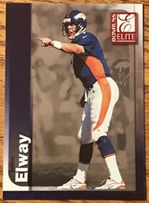 John Elway 1999 Donruss Elite Card #007 Denver Broncos NFL HOF Free Shipping