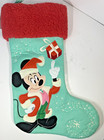 Nwt 2023 Disney Parks Santa Mickey Mouse Classic Christmas Holiday Stocking