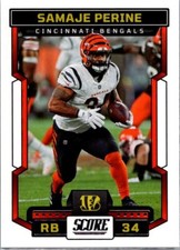 2023 Score #201 Samaje Perine Gold