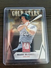 2015 Panini Elite Baseball Gold Stars Insert Insert #22 Mark McGwire 