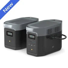 EcoFlow DELTA 2 Max Power Station Portable Solar Generator With Extra Battery