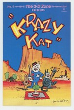 Krazy Kat 1987 Comic Book High Grade with Original 3-D Glasses