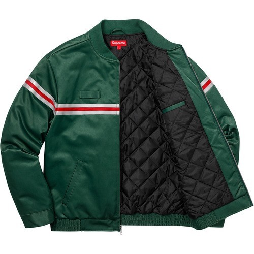 Supreme Reflective Stripe Work Jacket Size LARGE GREEN *RARE Supreme Reflective Stripe Work Jacket Size LARGE GREEN *RARE