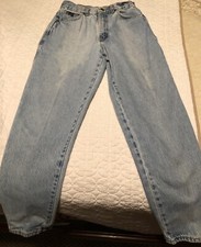 Chic Vintage Stone Washed High Waisted Jeans. Size 11 Made In USA