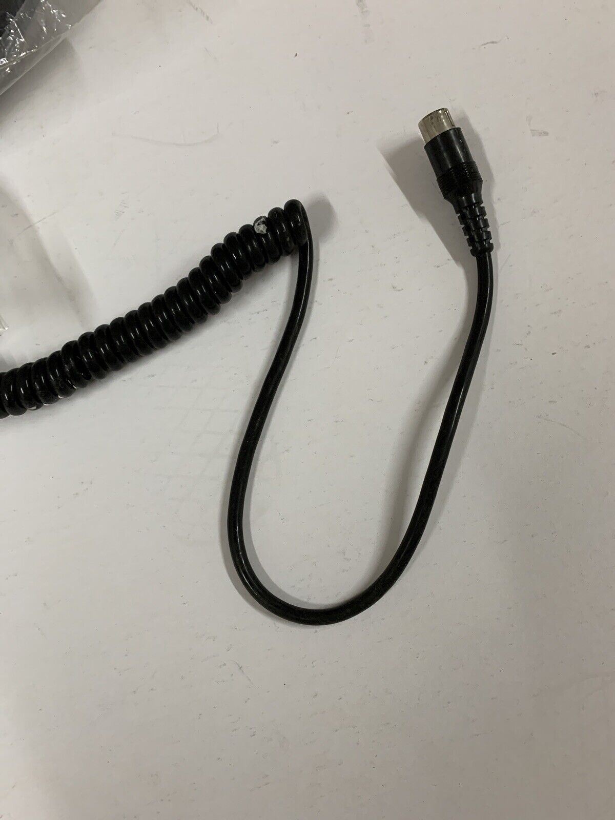 KRACO 2 WAY PUSHTOTALK MICROPHONE COILED CORD & 5 PIN DIN PLUG eBay