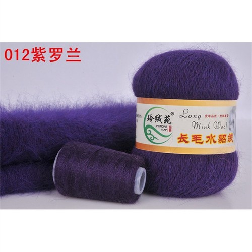 DIY Knitting Wire Thickness Long Wool Medium Wool Woven Yarn Mink Fur - Picture 26 of 53