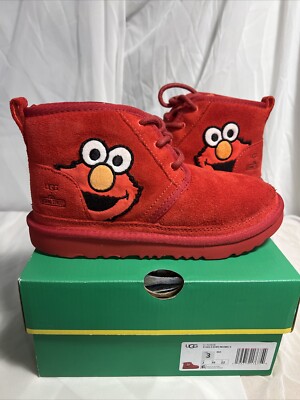 Kids Ugg X Elmo Neumel II Boot 1127431K Red Size 3  Sesame Street