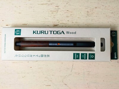 Uni KURU TOGA WOOD Druckbleistift M5-KW 1P Stahlgrau 0,5 mm NEU aus Japan