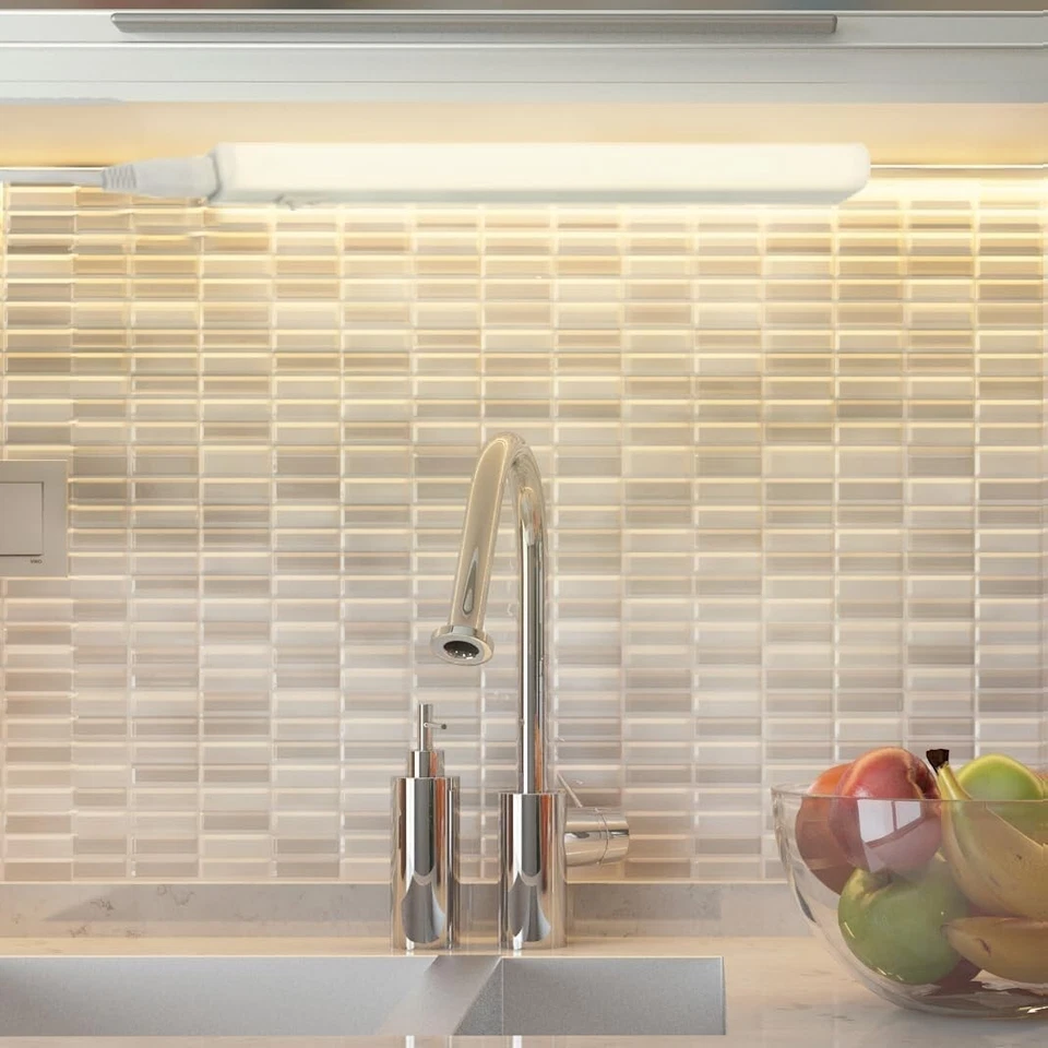 BRILONER - Barra LED Sottopensile cucina, Luce Bianca Neutra, Lampada 31.3x2.2x3 - Immagine 3 di 4