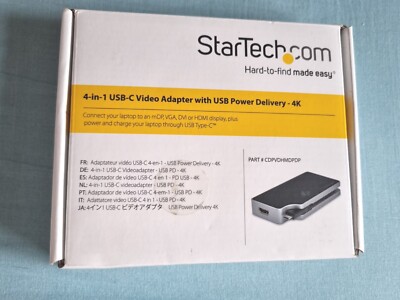 StarTech.com USB-C-Multiport-Adapter 4-in-1 VGA DVI HDMI-Mini-DisplayPort