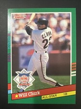 1991 Donruss  #441 Will Clark Error card. No . After iNC