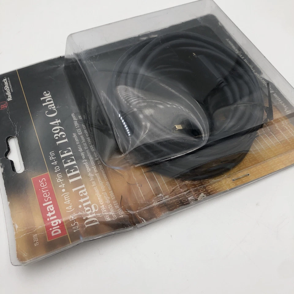 NOS Radio Shack 14.5 Digital IEEE 1394 Cable READ - Image 4 of 4
