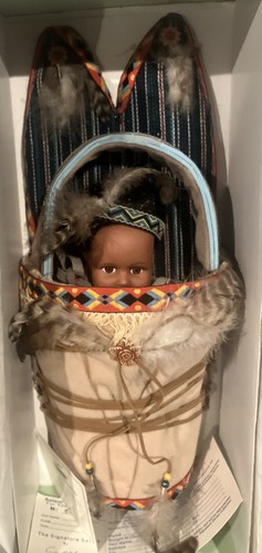 Seymour Mann "Native American" 12" Hug 'N Hold Vinyl Doll *Limted Ed In His - Picture 2 of 7