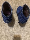 Michael Antonio "MAVE" Womens Microfiber Suede Dark Blue Bootie Stiletto Size 9 — photo 5