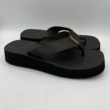 VTG Skechers Jammers Y2K Chunky Platform Sandals Size 7 Brown Leather