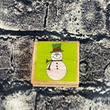 Katie Co. Snowman Rubber Stamp