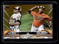 2018 Topps Update Gold David Hess / Pedro Araujo /2018 #US29
