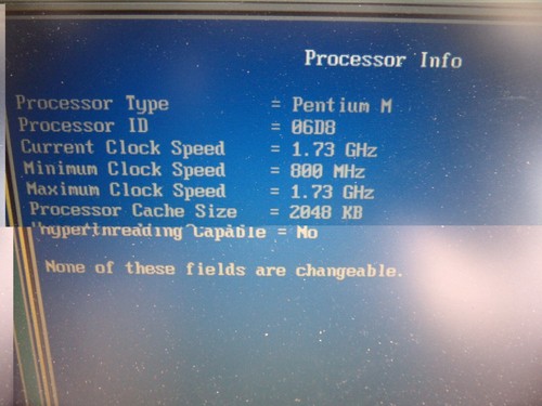 Dell Latitude D410 Laptop 4 Parts Booted Windows Hard Drive Wiped Bad Touchpad - Picture 2 of 7