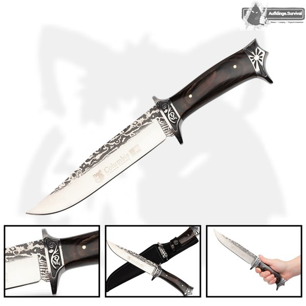 Jagdmesser Kandar Bowie Buschmesser Camping Messer GüRtelmesser Fahrtenmesser-image