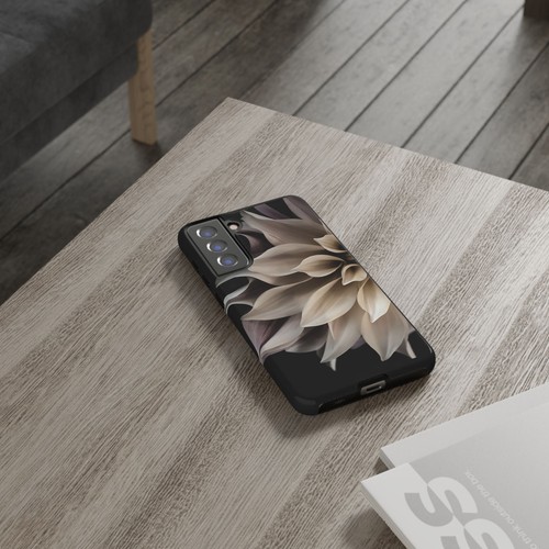 Tough Case For iPhone, Samsung Galaxy, Pixel, Cream Dahlia Flower Print - 第 213/223 張圖片