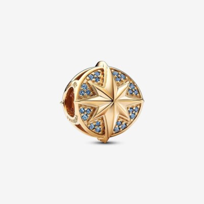 Neu Original Original Pandora x Marvel Captain Marvel Insignia Charm 762744C01