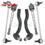 6 Piece Kit Inner Outer Tie Rod Front Sway Bar End Link Left Right for Acura MDX