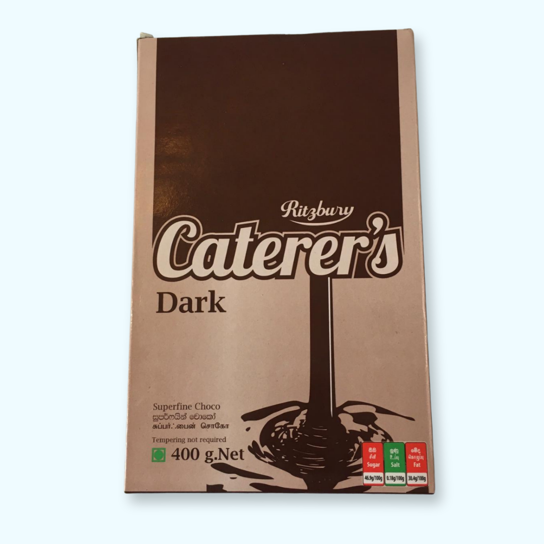 400g Ritzbury Caterer's Superfine Dark Chocolate Cake/Dessert