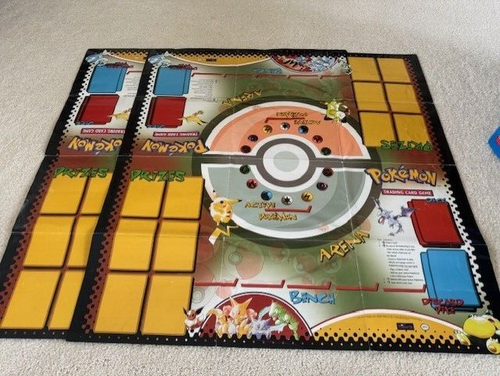 Original 1999 Pokemon Trading Card Game Starter Game Box Mats and Cards - Picture 2 of 15