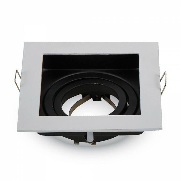 Portafaretto quadrato GU10 - V-Tac 3597