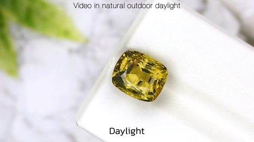 COJÍN Suelto Natural Sin Tratar MADAGASCAR Alejandrita 5.25 Ct. Certificado GII - Vídeo 1 de 1