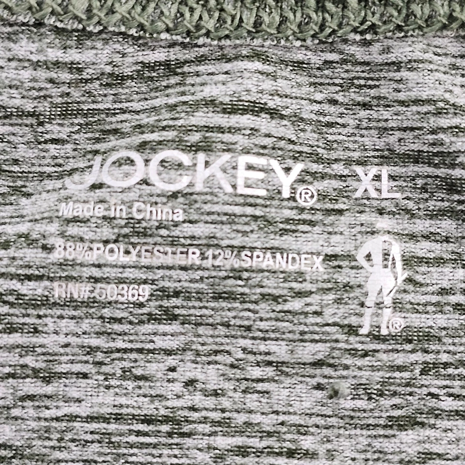 Jockey Green Polyester/Spandex Performance Tank Top Women's XL - Image 3 of 4