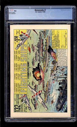Metamorpho #7 1966 CGC 9.4 NM White High Definition Scans** - Picture 2 of 2