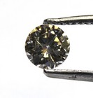 GIA loose certified .30ct VS1 L Faint Brown round Natural brilliant diamond — photo 4