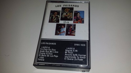 LOS PAISANOS - SELF TITLED - DINA 1029 - TEJANO CASSETTE - Picture 1 of 5