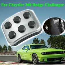 Car Fuel Emergency Brake Pedal Pad Stainless Steel For Chrysler/Dodge Challenger