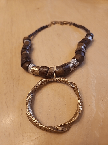 Chico's Beaded Fashion Statement Necklace - Picture 3 of 5