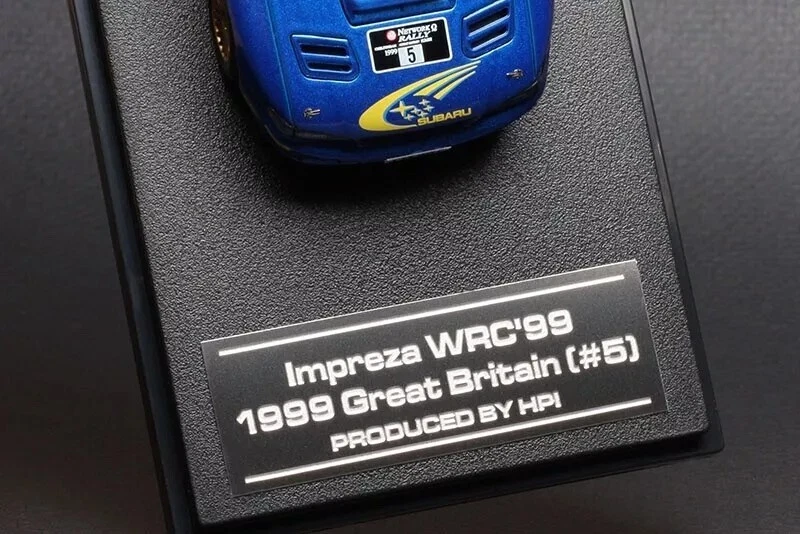HPI 1/43 Subaru 1999 Impreza WRC #5 Великобритания Ричард Бернс ралли модель автомобиля - Изображение 4 из 4