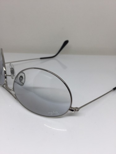 New Ray Ban 3172 Sunglasses RB 3172 Sunglasses C. 003/3G Shiny Silver 60mm Italy - Picture 7 of 12